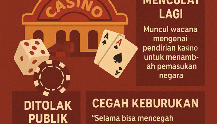 Usulan Buka Kasino di Indonesia Kembali Mencuat, DPR: Negara Arab Saja Sudah Mulai