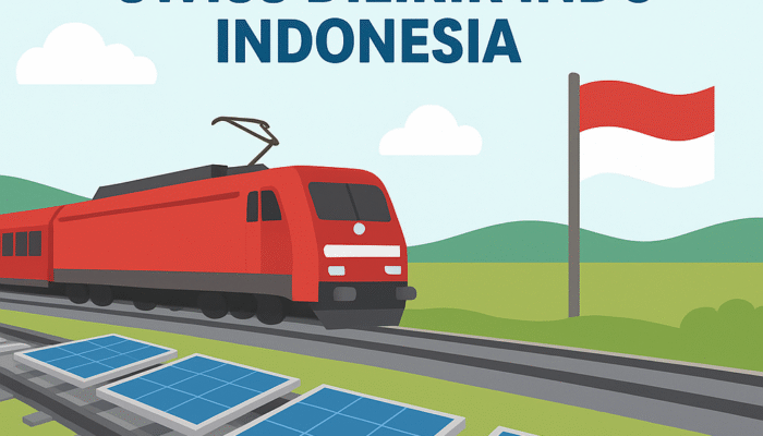 Teknologi Revolusioner: Panel Surya di Rel Kereta Api Swiss, Inovasi Hijau yang Dilirik Dunia Termasuk Indonesia