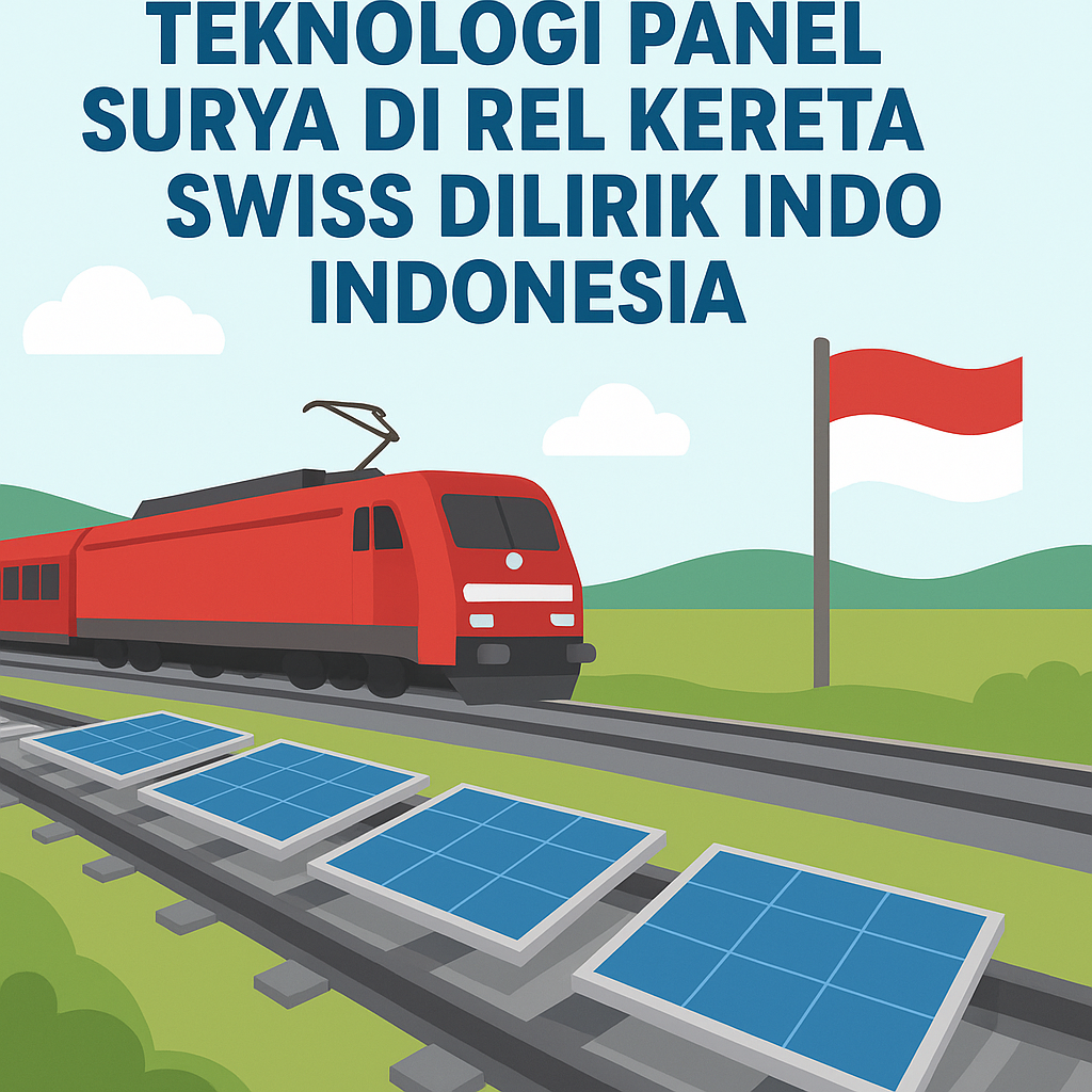 Penerapan Panel Surya di Rel Kereta